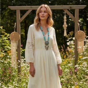 Boho Style Jewelry Dream Catcher Necklace